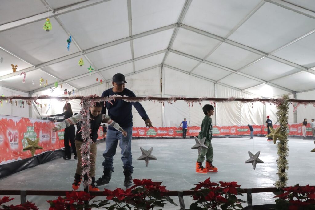 Concluye con gran éxito la pista de hielo en el municipio de Rosario.