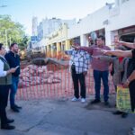 Toman protesta a Comité de Participación Ciudadana del proyecto de rehabilitación de la calle concreto estampado Ángel Flores