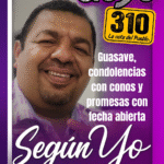 Guasave, condolencias con conos y promesas con fecha abierta