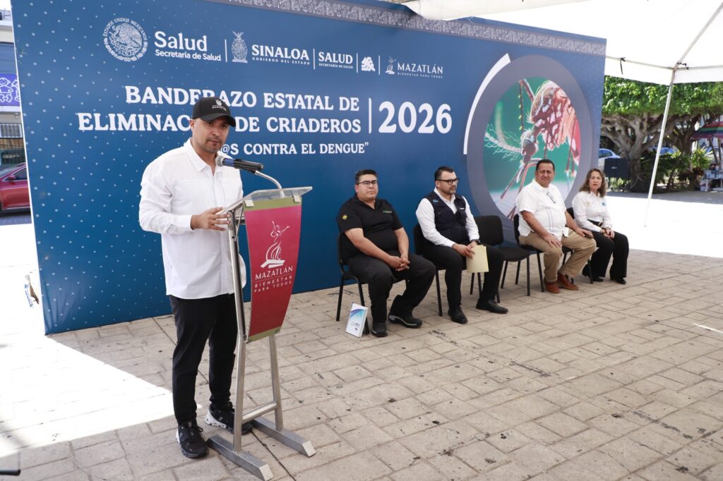 Dan banderazo a la Campaña Eliminación de Criaderos 2026: “Todos contra el dengue”