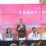 Estrella Palacios refrenda alianza con el sector productivo en toma de protesta de CANACINTRA Mazatlán 2026-2027