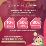 Gobierno de Mazatlán mantendrá abiertas oficinas este martes para aprovechar descuentos en pago de predial