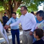 Entrega Antonio Menéndez pavimento de calle Huinolo en Nueva Revolución con valor de 1.2 mdp