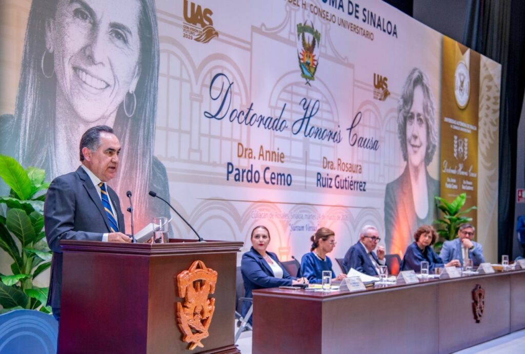 ¡Un acto de justicia y visibilidad! Personalidades políticas y de la academia reconocen a la UAS por distinguir a Annie Pardo y Rosaura Ruiz