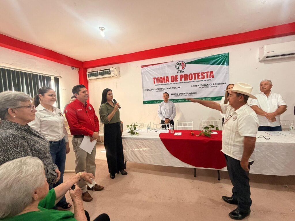 PRI Sinaloa fortalece su estructura con toma de protesta en los municipios de Elota y San Ignacio.