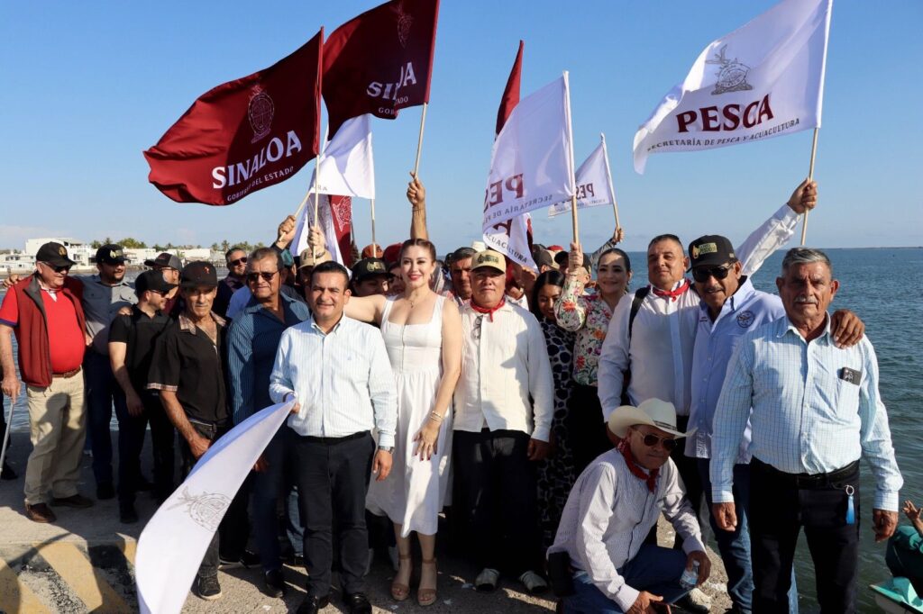 En Altata dan banderazo al Programa de Inspección y Vigilancia 2026 e inicio de la veda del camarón en el Pacífico