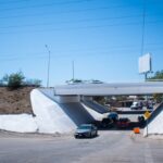 Avanzan mejoras en el puente de la Ampliación Álvaro Obregón Sur con trabajos de pintura