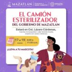 Camión esterilizador llegará a la colonia Lázaro Cárdenas para promover el bienestar animal