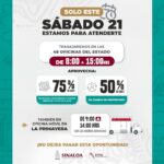 ¡Solo este sábado, gran oportunidad para regularizarte con grandes descuentos del SATES de hasta un 75%!