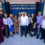 Inaugura el gobernador Rocha Moya la Facultad de Medicina de la UAS en Guasave