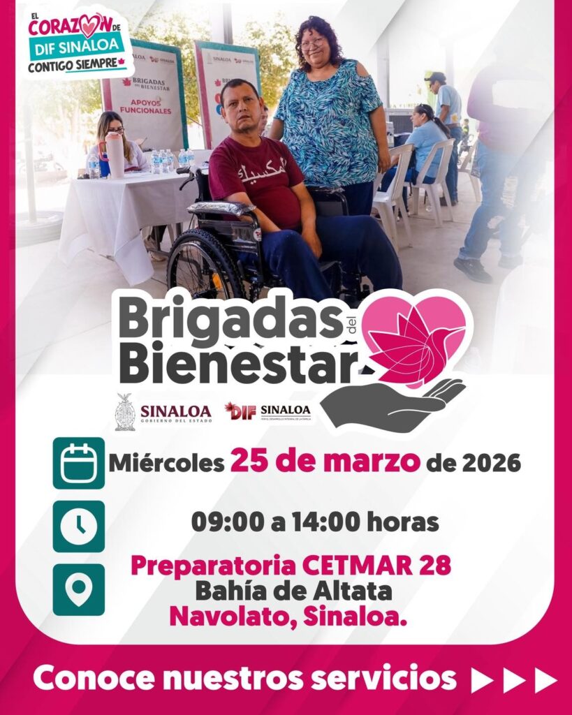 Brigadas del Bienestar llegarán este miércoles a Altata para apoyar a quienes más lo necesitan