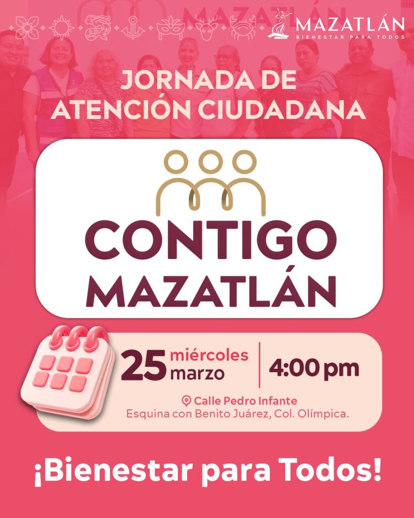 Estrella Palacios llevará “Contigo Mazatlán” a la Olímpica para brindar atención directa a las familias