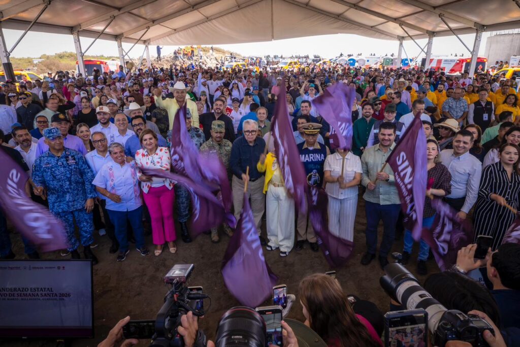 Gobernador Rocha Moya pone en marcha Operativo de Seguridad de Semana Santa 2026