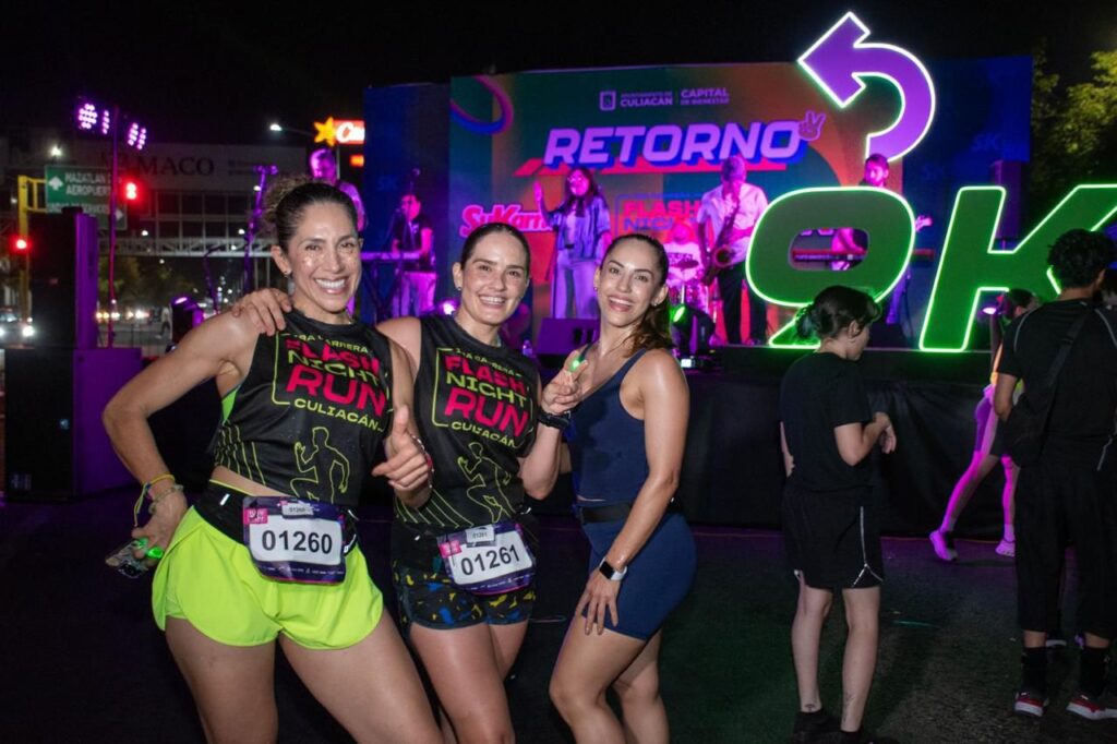 Flash Night Run une a Culiacán y recibe reconocimiento por su impacto social