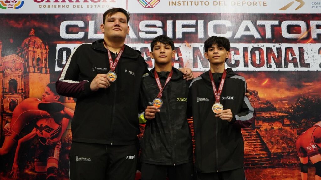 Buen inicio para Sinaloa en el Nacional Clasificatorio de Luchas en Oaxaca