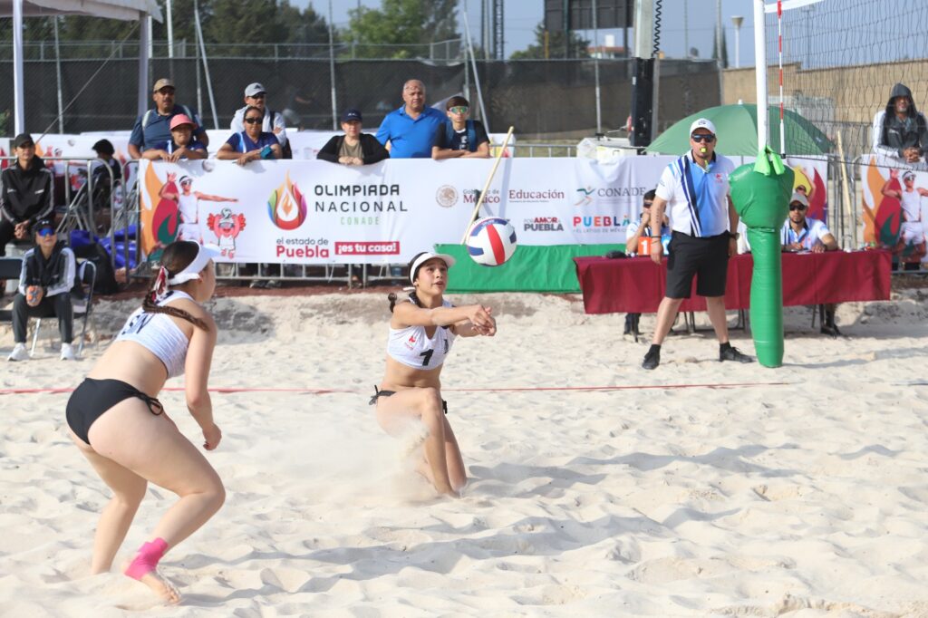 SINALOA INICIA CON FUERZA EN VOLEIBOL DE PLAYA Y APUNTA AL BICAMPEONATO EN LA OLIMPIADA NACIONAL CONADE