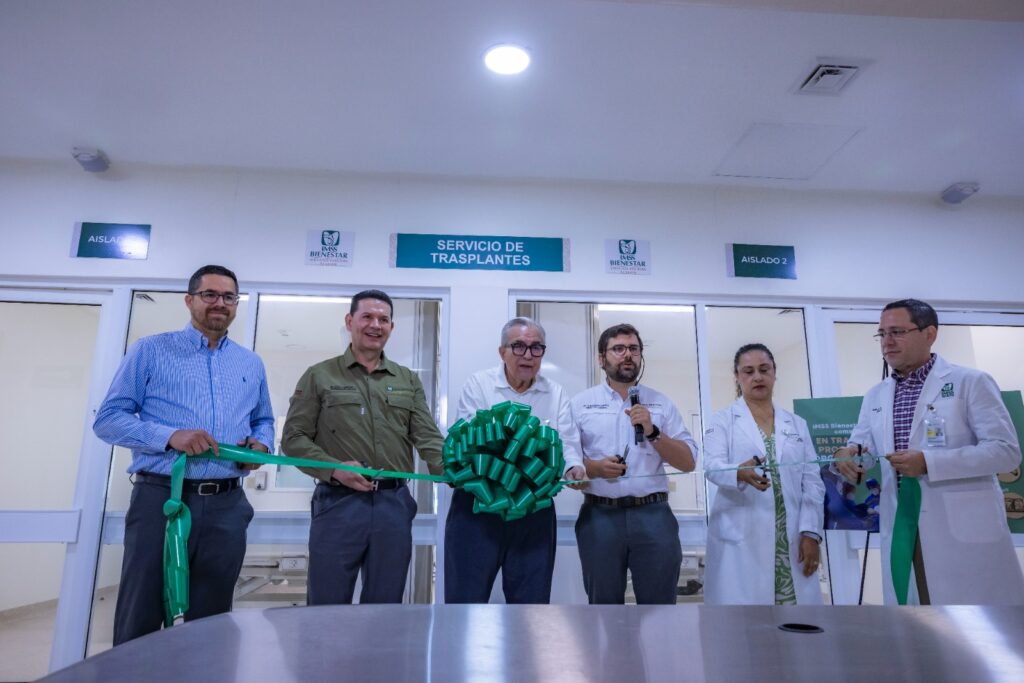 Con la Presidenta Sheinbaum como testigo, el Gobernador Rocha y autoridades de IMSS Bienestar inauguran Unidad de Trasplantes en el HGC