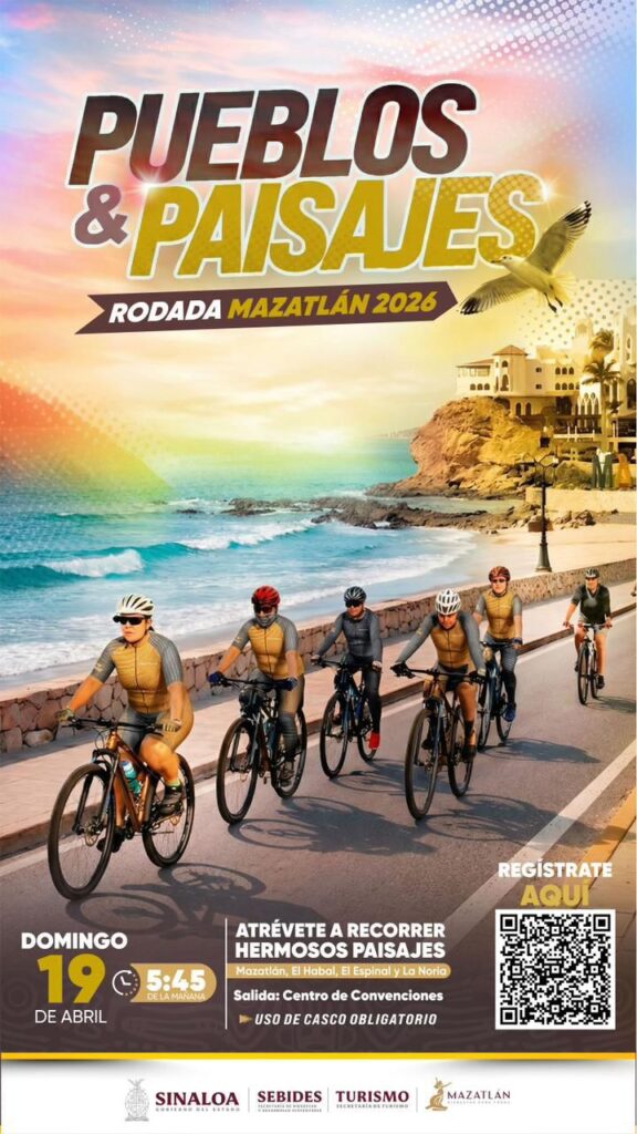 Mazatlán abre sus paisajes al pedal: SEBIDES invita a la rodada “Pueblos y Paisajes”