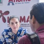 Cientos de apoyos de las Caravanas del Bienestar a habitantes de Álamos Country y colonias aledañas.