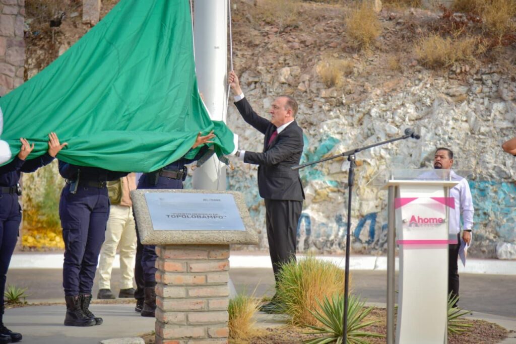 Preside Antonio Menéndez ceremonia cívica del 112 Aniversario del 1er. Combate Aeronaval del Mundo en Topolobampo.