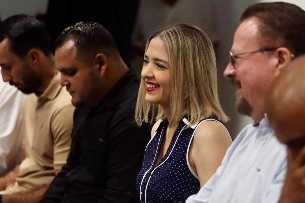 Estrella Palacios y sector empresarial fortalecen coordinación en seguridad, desarrollo y movilidad