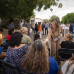 Presidenta Ana Miriam Ramos refrenda compromiso con el mejoramiento de calles en Valles del Sol