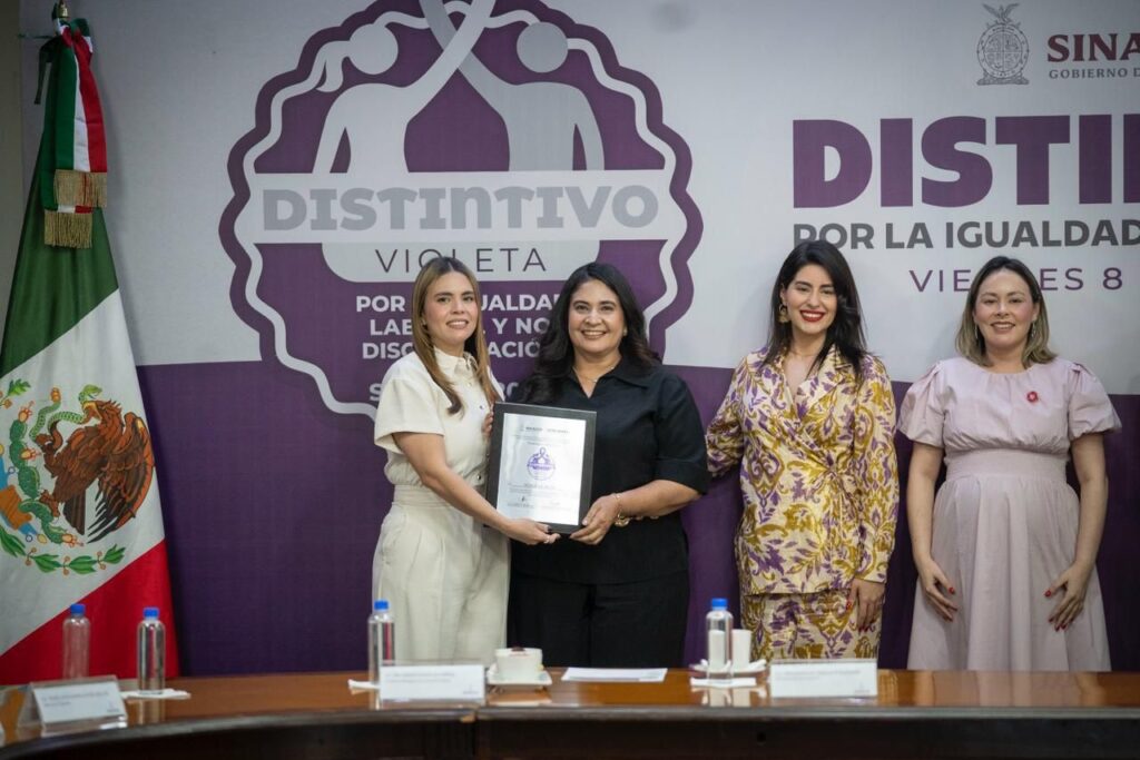 Reconocen compromiso con la igualdad laboral en Sinaloa; Gobierno de Culiacán refrenda respaldo al Distintivo Violeta 2025