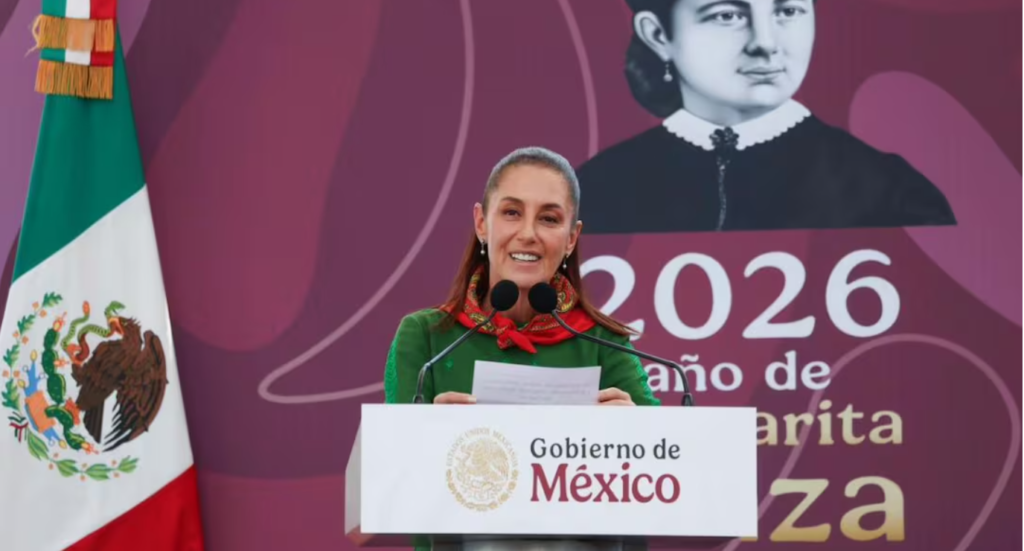 Sheinbaum rechaza presiones externas y afirma que México no se someterá: “No vamos a agachar la cabeza para defender la patria”