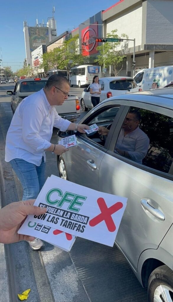 PRI Culiacán concientiza ciudadanos para frenar los abusos de la CFE