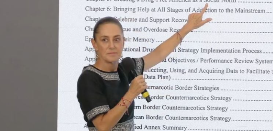 Sheinbaum asegura que México actúa contra los cárteles tras declaraciones de Trump
