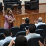 Diputada Tere Guerra destaca evolución del derecho laboral en México, durante la presentación del libro Derecho Procesal del Trabajo, del doctor Saúl Lara Espinoza