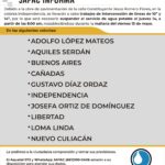 AVISO JAPAC: Por trabajos de pavimentación, habrá suspensión de servicio de agua