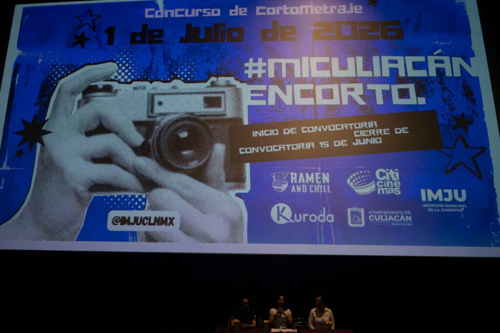 Lanzan convocatoria “#MiCuliacánEnCorto” para impulsar el talento audiovisual juvenil