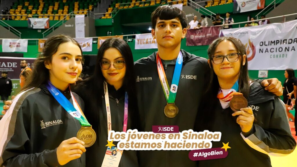 SINALOA SIGUE SUMANDO MEDALLAS: LOGRA DOS OROS Y UN BRONCE EN EL SEGUNDO DÍA DE COMPETENCIA DE EN LA OLIMPIADA NACIONAL CONADE 2026