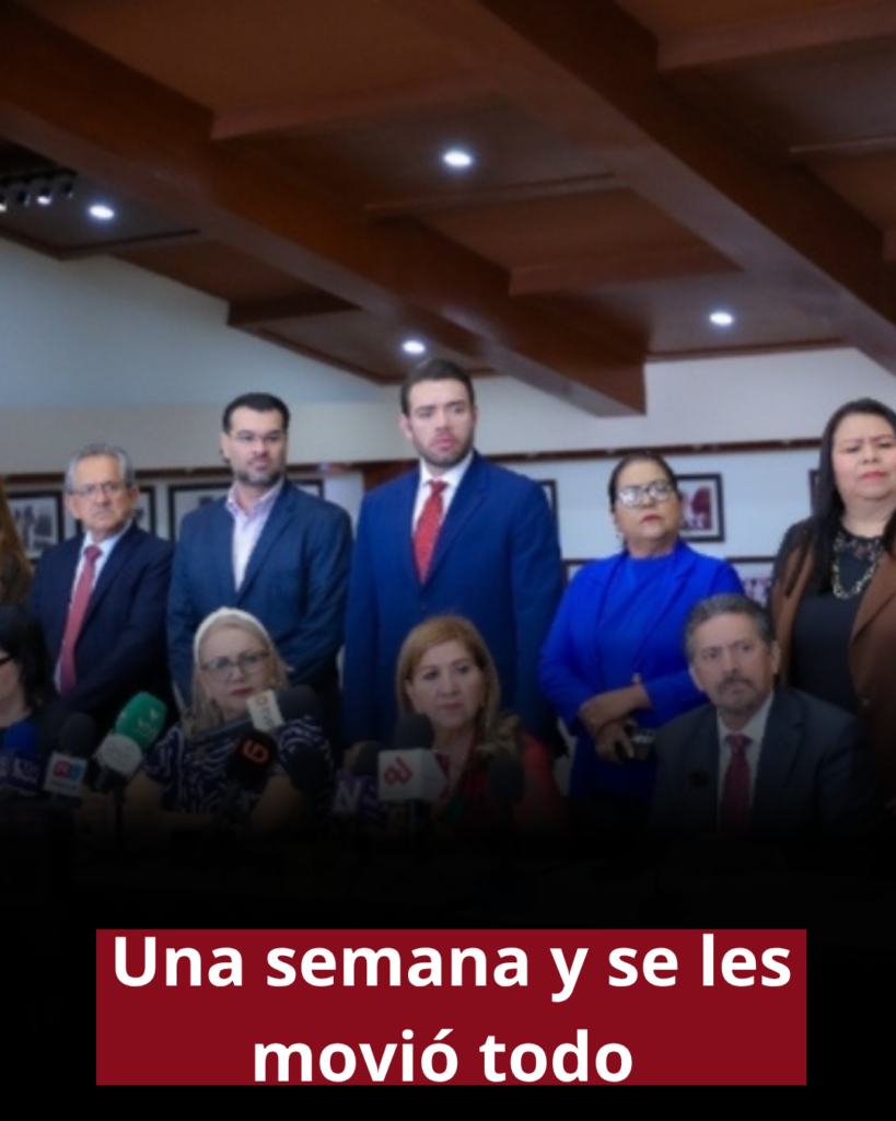 Una semana y se les movió todo
