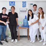 Instala Salud Municipal módulo de hidratación en Zona 30 para prevenir golpes de calor     