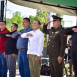 Ahome participa en ceremonia nacional simultánea de Toma de Protesta de Bandera del Servicio Militar Nacional.