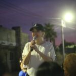 Encabeza Estrella Palacios encendido de “Mazatlán Brilla” en la colonia Nuevo Milenio