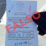 Advierte Ayuntamiento de Mazatlán sobre volante falso para solicitar dinero a nombre de Servicios Públicos