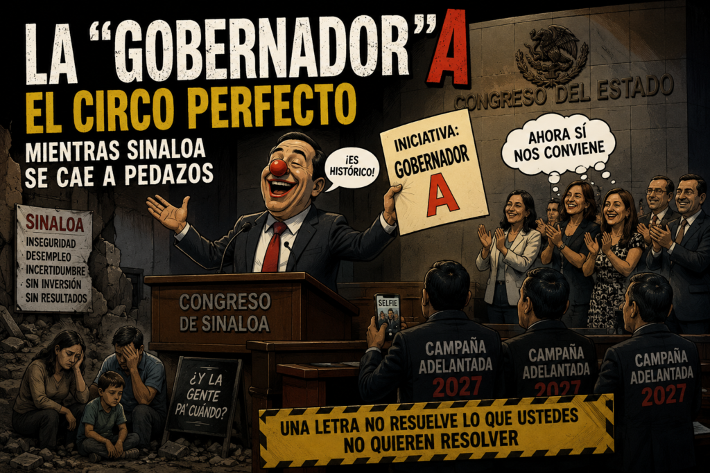 La “gobernador”A… el circo perfecto de una clase política que ya vive en campaña permanente