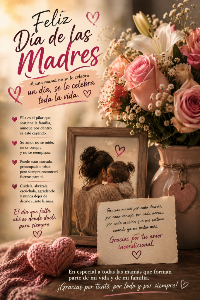 Madre, aunque pasen los años…