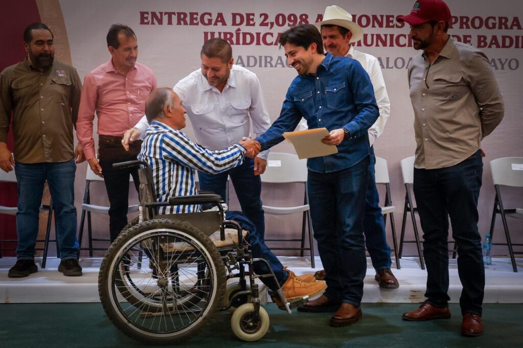 De la incertidumbre a la legalidad: 2,098 acciones de certeza jurídica transforman el patrimonio de las familias en Badiraguato
