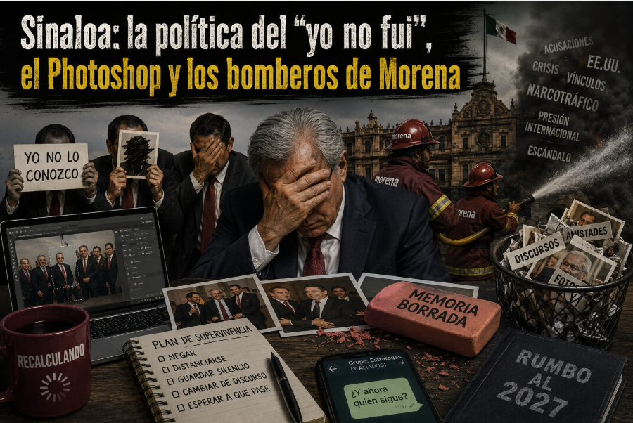 Sinaloa: la política del “yo no fui”, el Photoshop y los bomberos de Morena