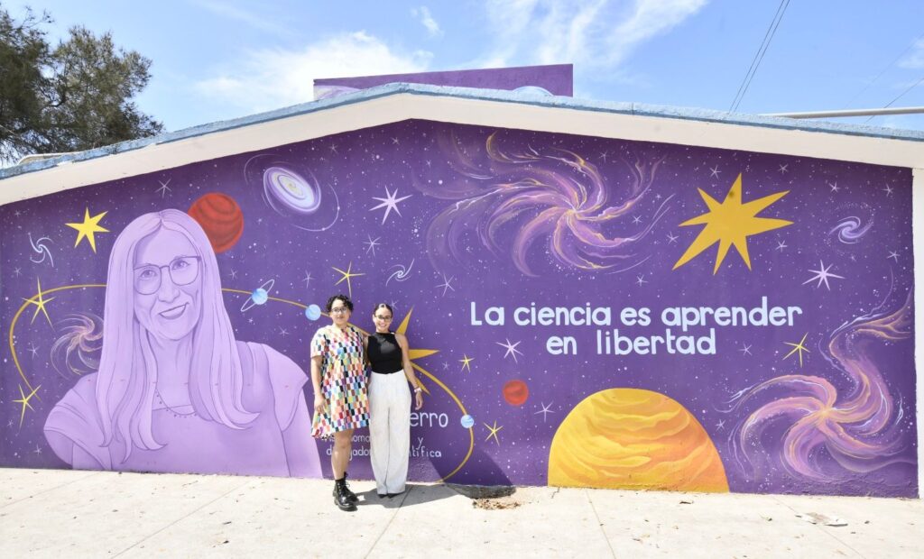 IMJU y Dirección de Ecología inauguran murales para reconocer a las mujeres en la ciencia y promover el cuidado del medio ambiente