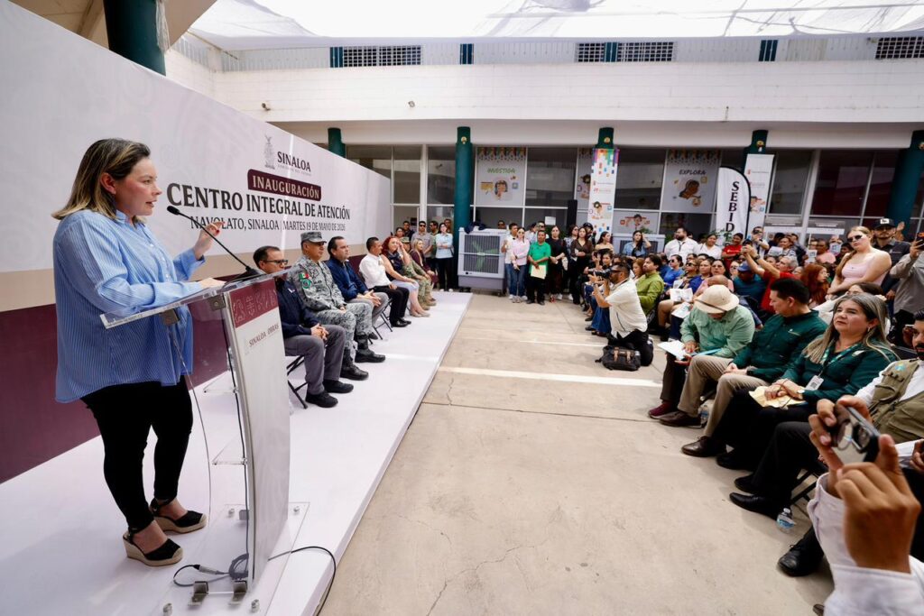 Inaugura la Gobernadora Yeraldine el Centro Integral de Atención en Villa Juárez, Navolato