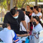 Salud Municipal, Jurisdicción Sanitaria y MARINA, llevan brigadas médicas a comunidades de difícil acceso.