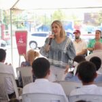Cumple Estrella Palacios con obras de pavimentación para familias de Villa Unión