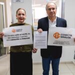 Sergio Esquer y Elizabeth Montoya presentan iniciativa CONECTA SINALOA para garantizar internet a estudiantes sinaloenses.