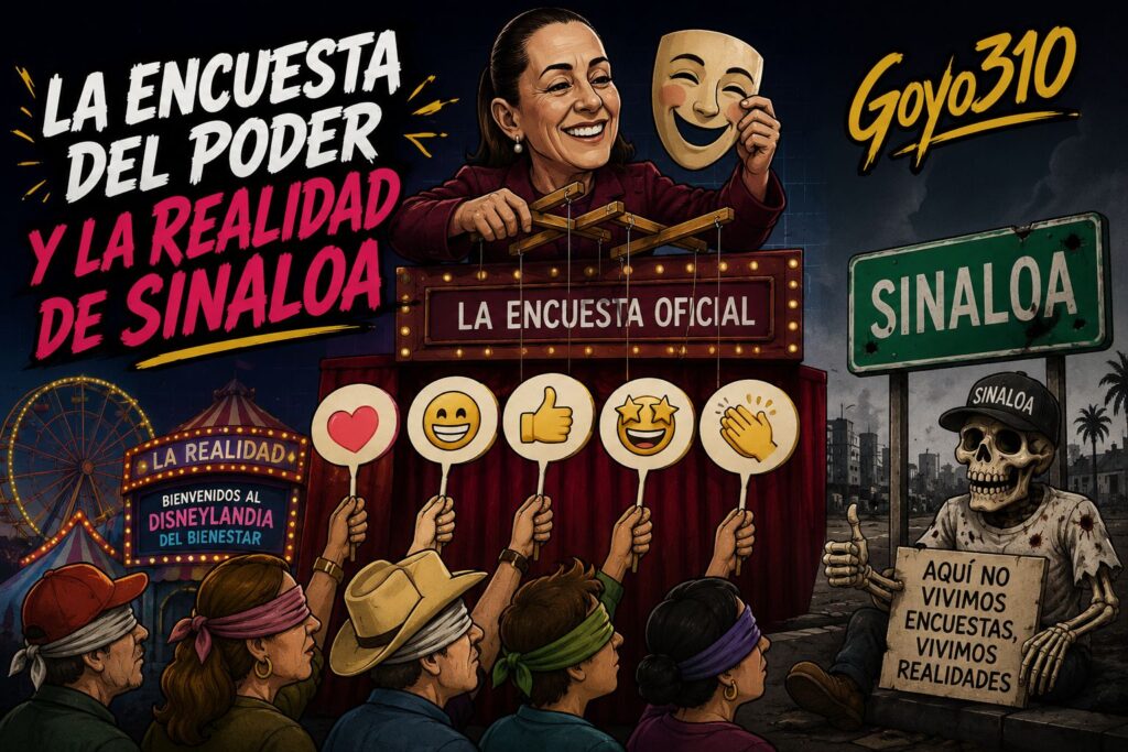La encuesta del poder, la realidad de Sinaloa y el autoengaño de Morena