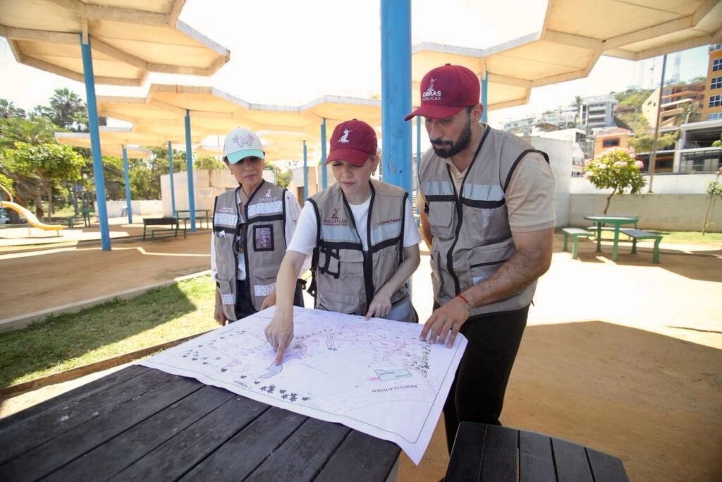 Supervisa Estrella Palacios avances de rehabilitación del Parque Ciudades Hermanas